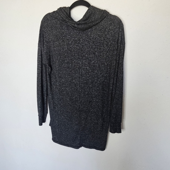 Motherhood Maternity Brushed Hacci Cowl Neck Hi Lo Sweater Gray Size S Small - Picture 2 of 15